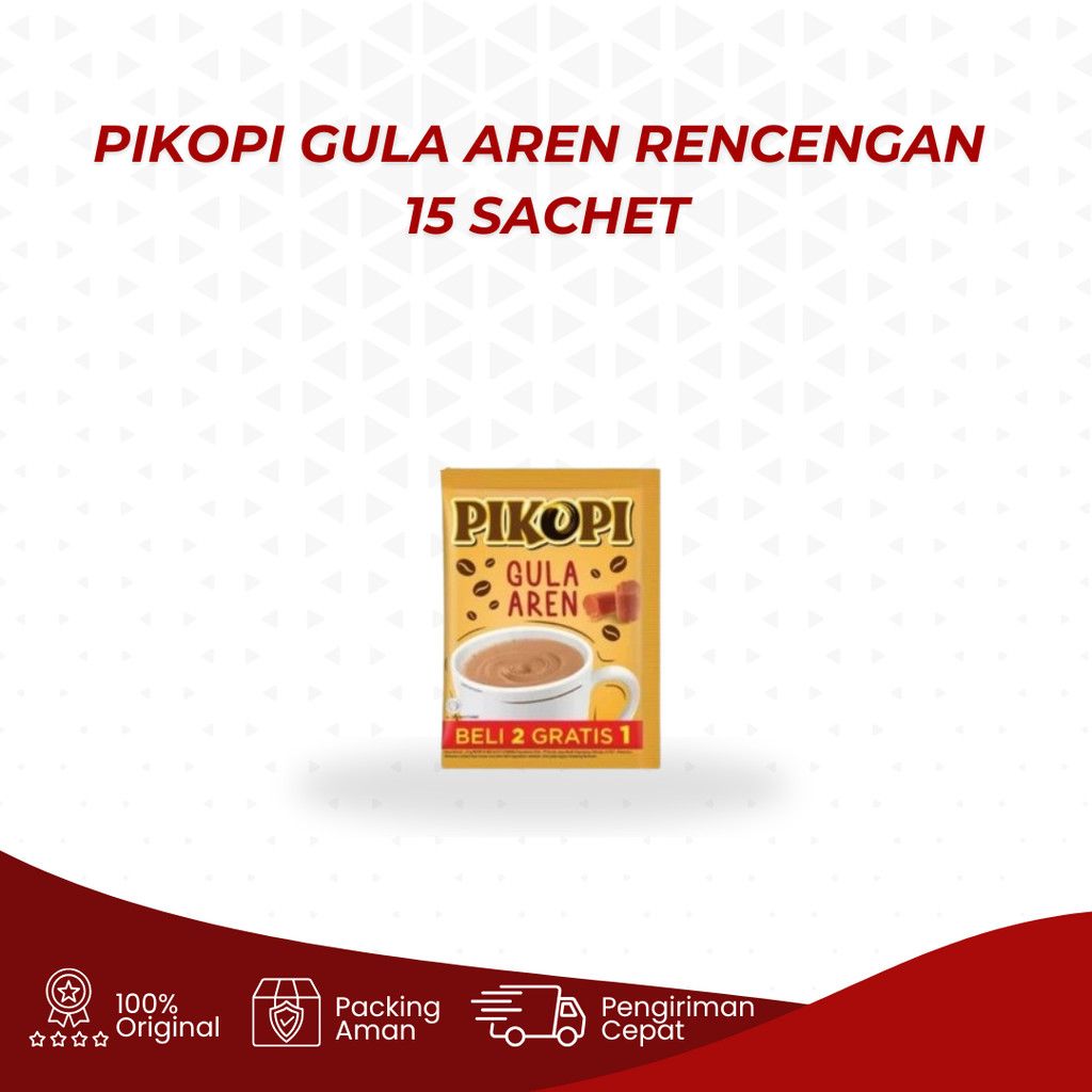 

Pikopi Gula Aren Rencengan isi 15 Sachet