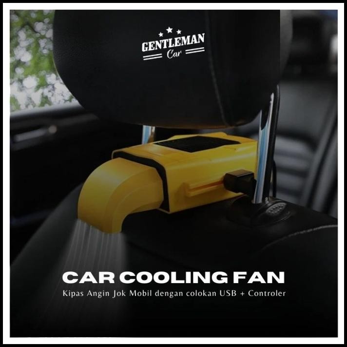Car Cooling Fan Punggung Jok Belakang Kursi USB Kipas Angin Mobil