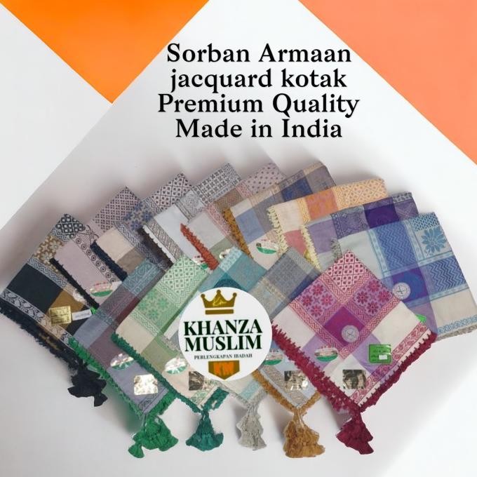 SORBAN KONCER MOTIF TIMBUL || SURBAN AL SHAFEDA SILK
