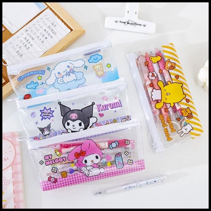 

Tempat Pensil Kotak Pencil Melody Cinnamoroll Kuromi Pompompurin Anak
