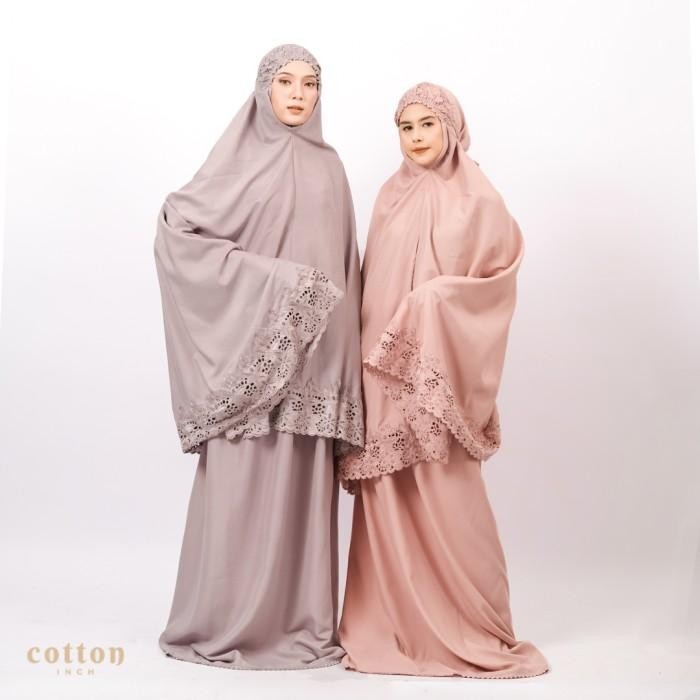 Cotton Inch - Attaya Mukena Khadijah Terbaru 100 % Original