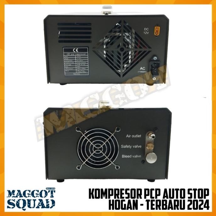 Pompa Pcp Kompresor Listrik Hogan Auto Stop Shut Off Digital Original Dan Terpercaya