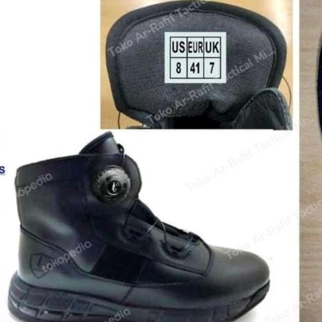 Sepatu PDH Tali Putar Midtrack Spartan Series Tactical