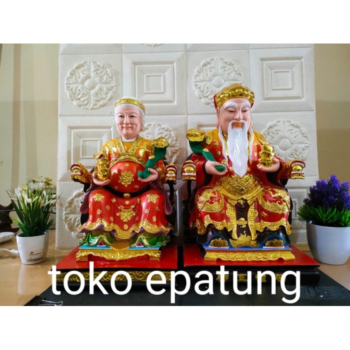 Patung Dewa Bumi / Tutikong / Tutipo / Tecu - Fiber 16 Inch Murah