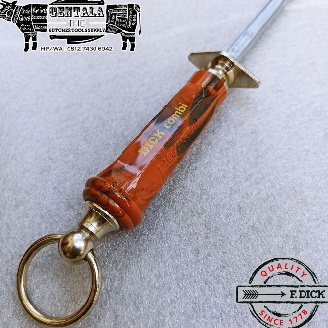 ASAHAN F. DICK DICKORON COMBI SAPPHIRE & POLISHED CUT SQUARE 30CM