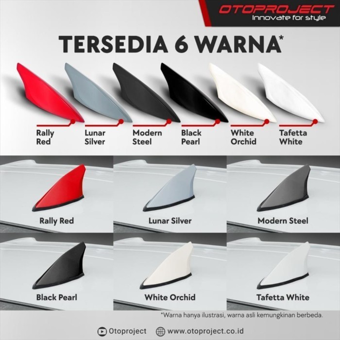 Shark Fin Antena Sirip Hiu 4.0 Radio Xpander All New Livina Otoproject