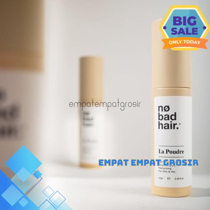 EMPAT EMPAT GROSIR NO BAD HAIR LA POUDRE HAIR POWDER BAIK