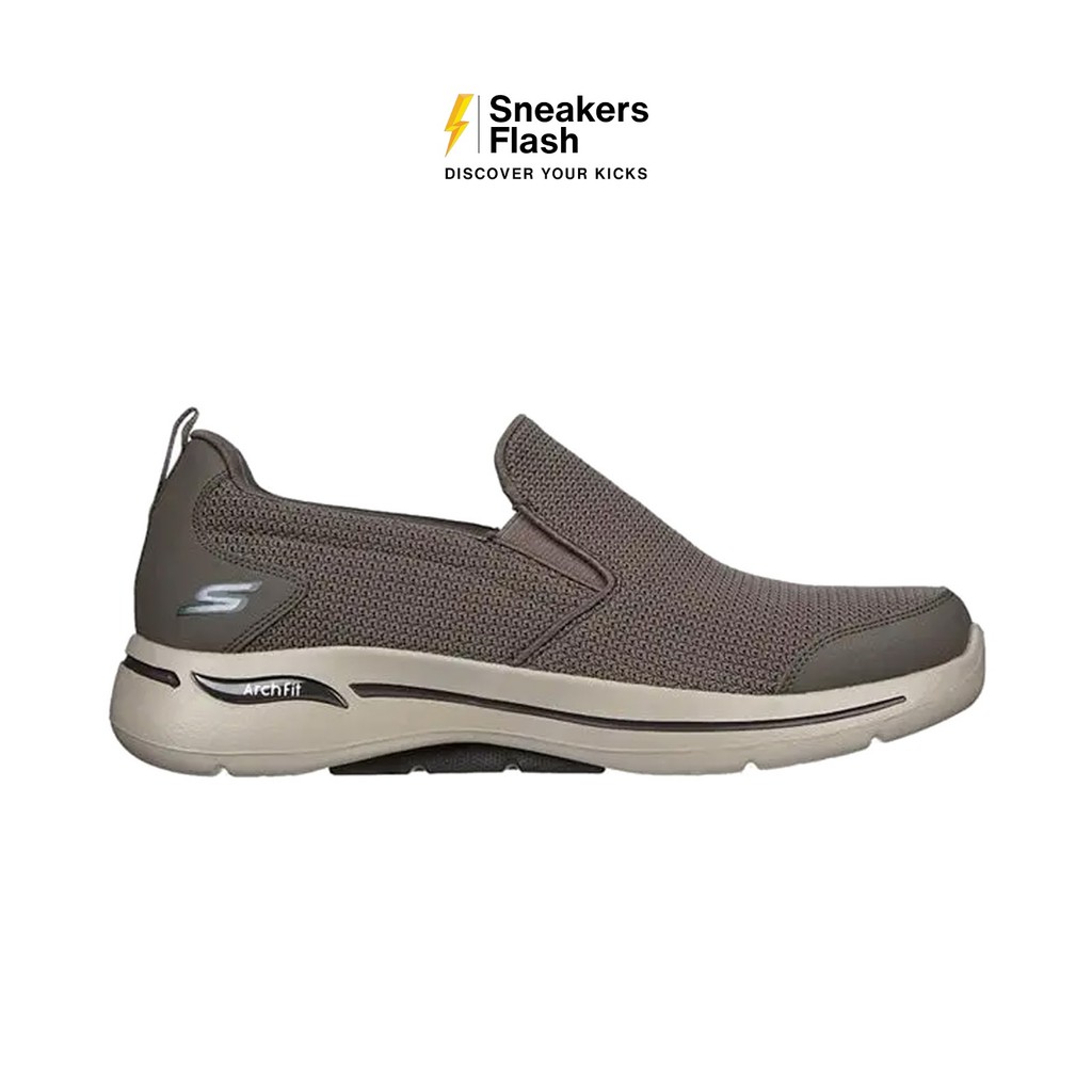 SKECHERS Go Walk Arch Fit Taupe Sepatu Casual Pria - 216260TPE - Size 45
