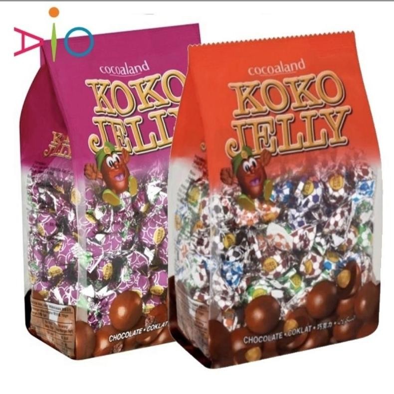 

Cocoaland Chocolate Koko Jelly ( Raisin / Peanut ) 750g