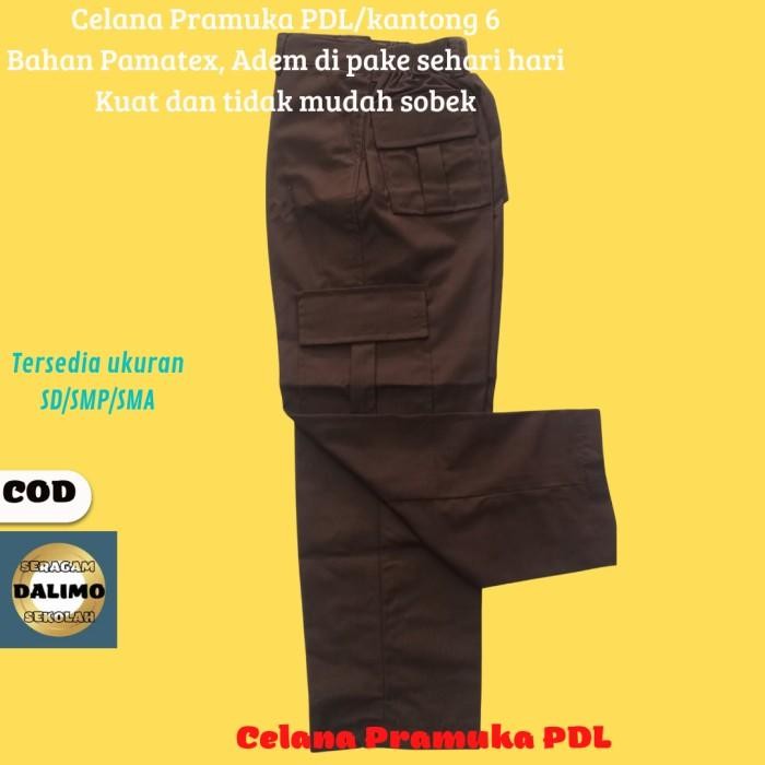 Setelan Pramuka Penggalang Celana Pramuka Pdl Seragam Dalimo Terlaris 100 % Original