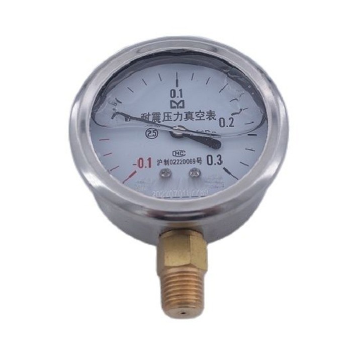 YN-60 shockproof pressure gauge Vacuum negative pressure gauge Stainless steel Hydraulic gauge Water