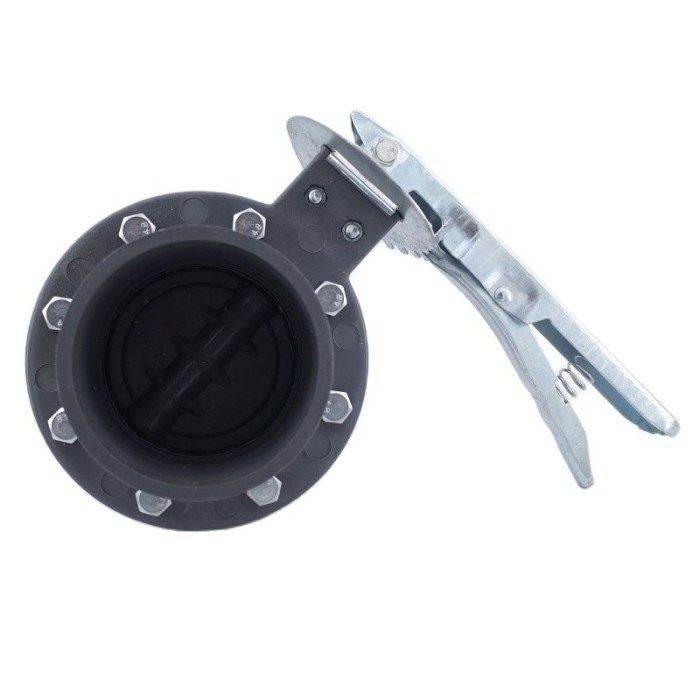 PVC butterfly valve socket type disc valve DN 90 MM Irrigation butterfly valve Plastic one-piece but