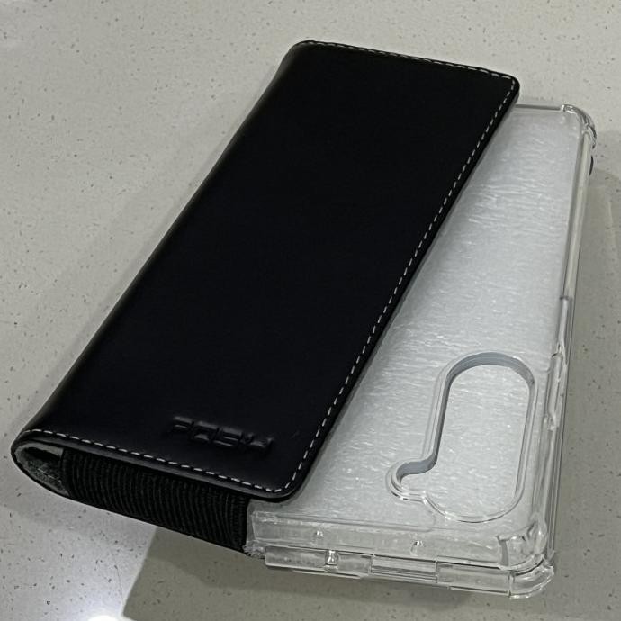 Sarung HP Fold 6 Samsung Fold 6 Leather Case Sarung HP Slot Samping Fold 6