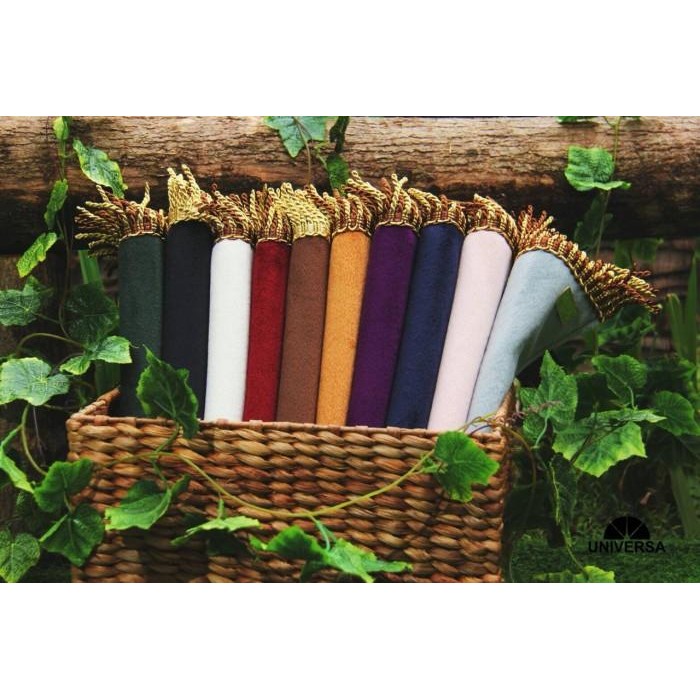 Sajadah Kepala Universa Lavender 40X50 Cm | Sajadah Muka Mini | Sajadah Bulu Rumbai Polos Anti Slip 