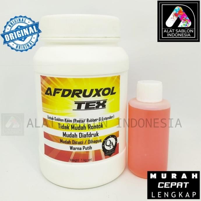 

Promo OBAT AFDRUK AFDRUXOL TEX SABLON BASIS AIR PUTIH BERKUALITAS 1KG COD
