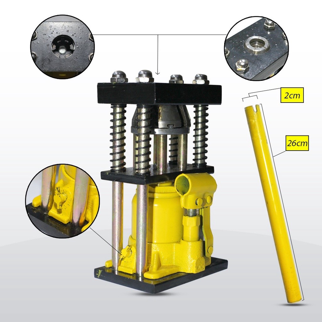 YUKIDO HYDRAULIC HOSE CRIMPER/ALAT PRES NEPEL SELANG 5T 12-17MM / ALAT PRES SELANG KOMPRESOR / ALAT