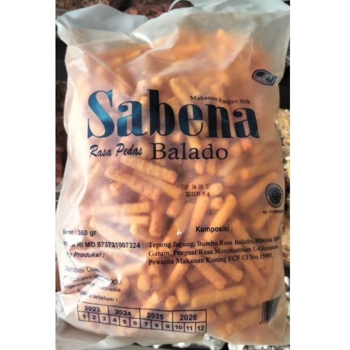 

Stick sabena 340 gram isi 5pcs 1 dus/stick jagung/snack murah/Stick sabena 360 gram isi 5pcs 1 dus / SABENA 1 kardus isi 5 bungkus / Snack Murah / Sabena Dus