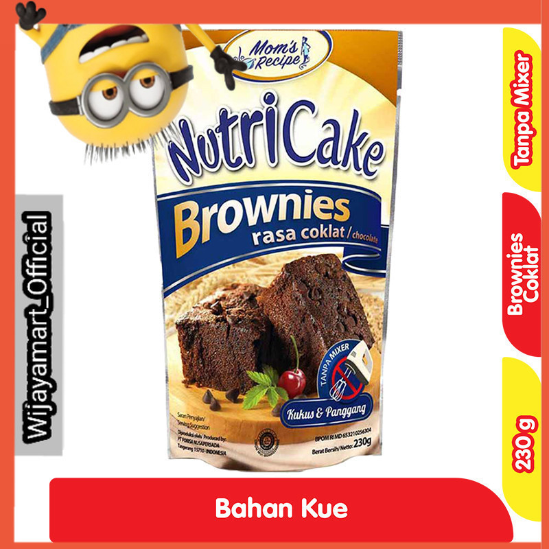 

NutriCake Brownies Coklat 230 g