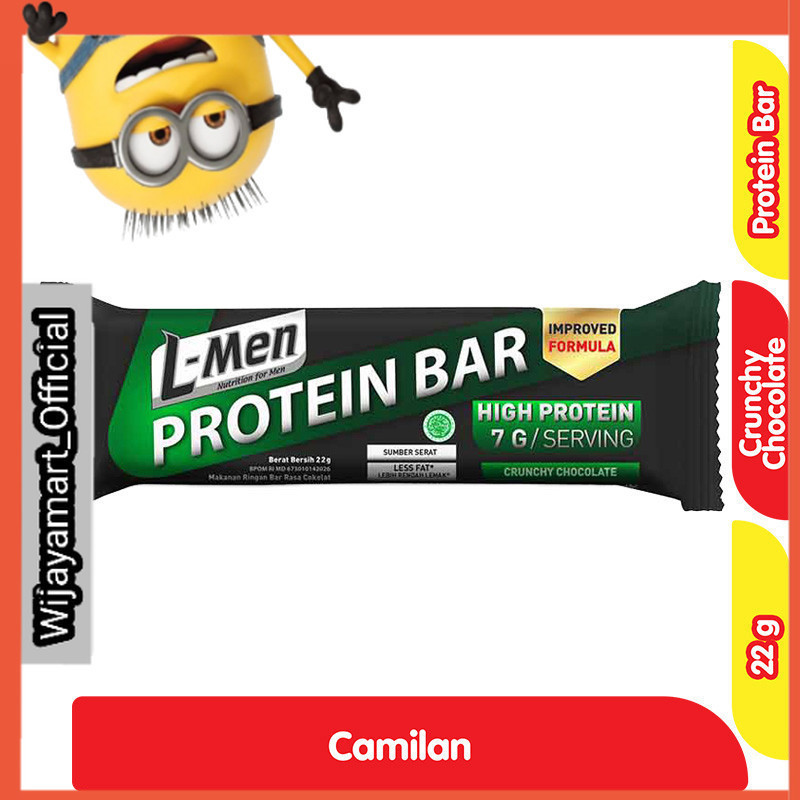 

L-Men Protein Bar Cokelat 22 g