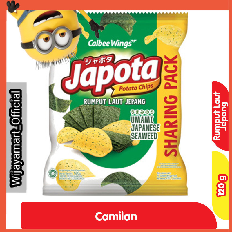 

Japota Keripik Kentang Umami Japanese Seaweed 120 g