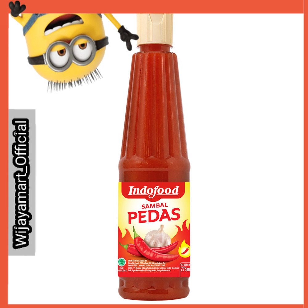 

Indofood Sambal Pedas Botol 275 ml