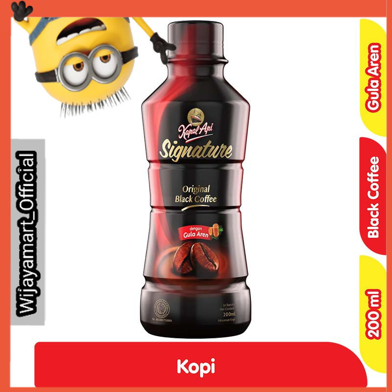 

Kapal Api Signature Original Kopi Hitam Pet 200 ml