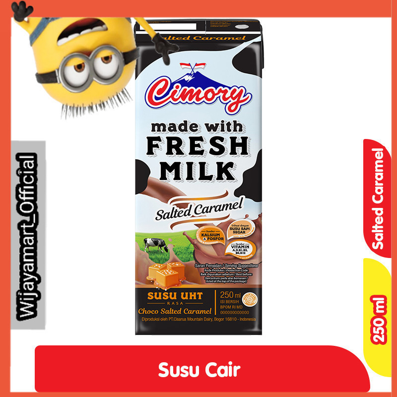 

Cimory Susu UHT Salted Caramel Kotak 250 ml