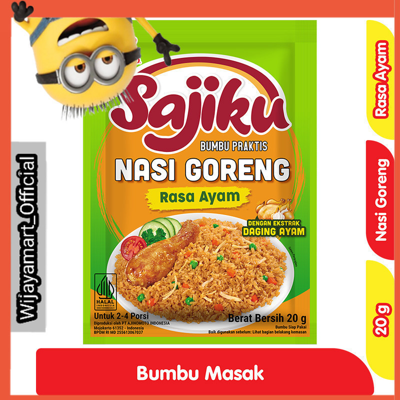 

Sajiku Bumbu Instan Nasi Goreng Ayam 20 g