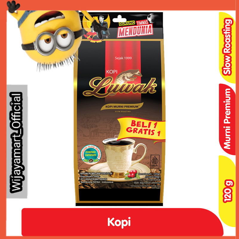 

Luwak Kopi Murni Premium 2 x 120 g