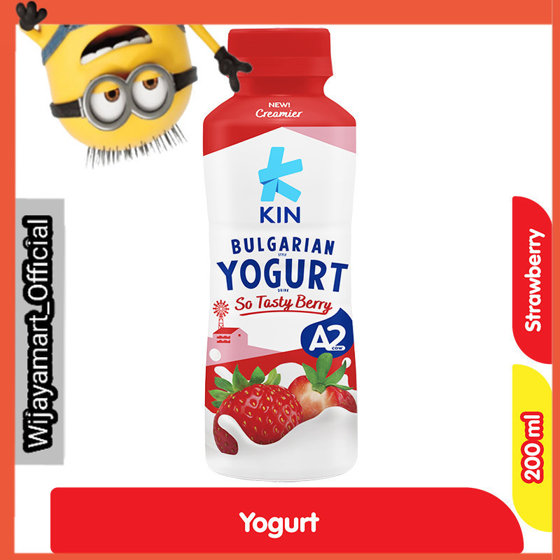 

Kin Bulgarian Yogurt Stroberi Pet 200 ml