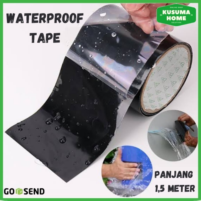 

Lakban Anti Bocor Super Kuat Waterproof Solasi Tape Leak 10 x 152cm