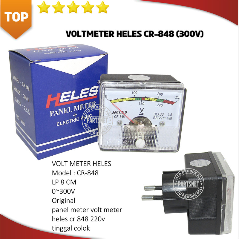 VOLTMETER HELES CR-848 (300V)