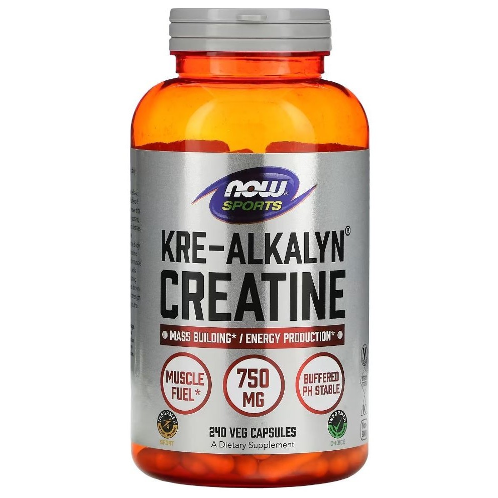 NOW Foods Sports Kre-Alkalyn Creatine otot fitnes USA