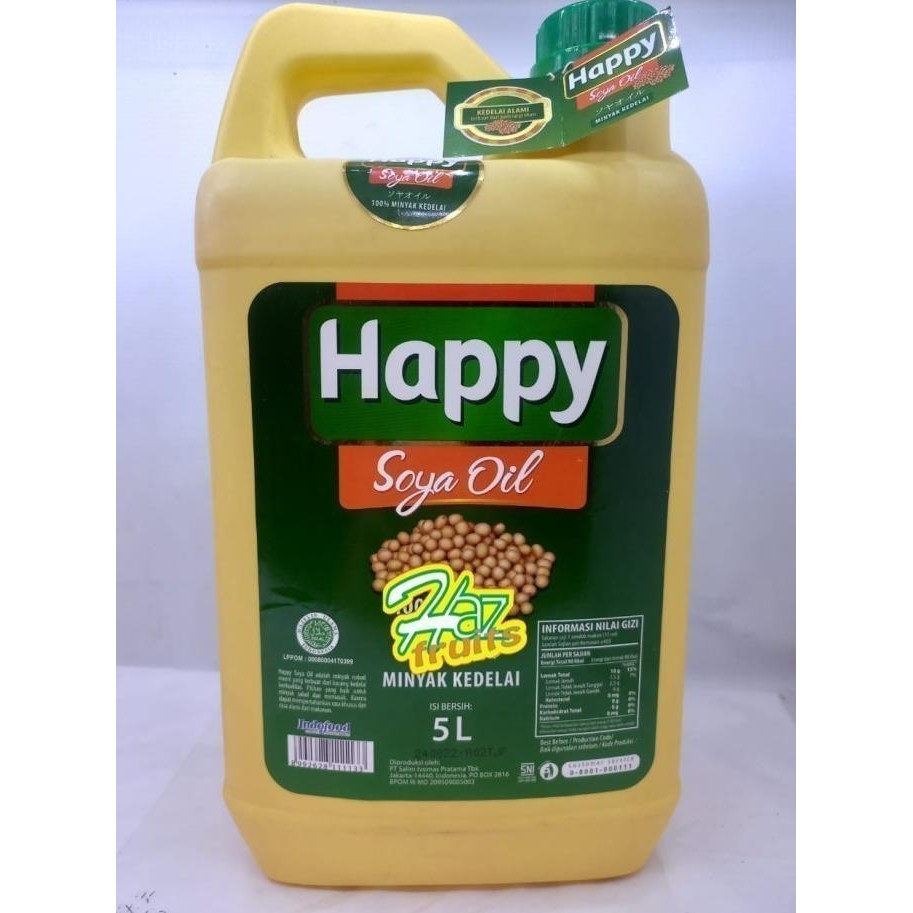 

Minyak Happy Soya Oil 5 Liter