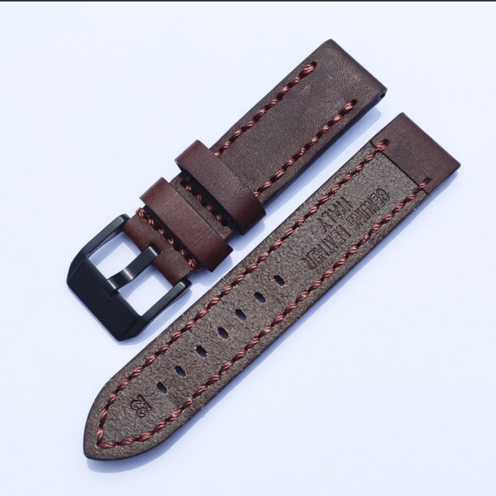 TERLARIS Tali Jam Tangan Timberland Nautica Police Fossil Kulit Asli Strap Jam