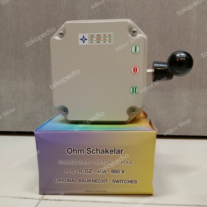 TERBARU OHM SAKLAR 40A / OHM SAKLAR 4P 40A