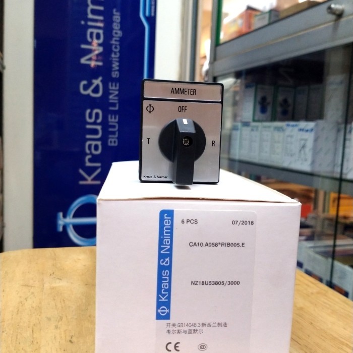 TERBARU Kraus & Naimer, Ampere Selector Switch 4 Posisi, CA10 A058