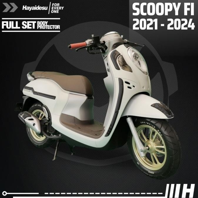 Hayaidesu Body Protector New Scoopy 2021 Full Set Cover