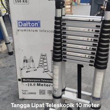 Diskon Tangga Lipat Aluminium Teleskopik 10 Meter Tangga Lipat 10 Meter