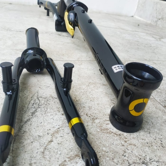 TERBARU frame fnhon gust black gold edition not brompton 3sixty pikes PROMO