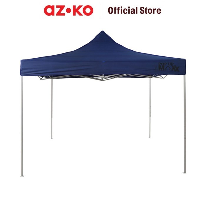 PROMO AZKO Soleil 3X3 mtr Tenda Gazebo Lipat - Biru Tua