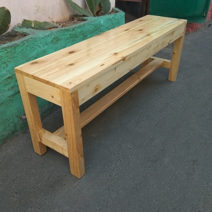bangku panjang bangku duduk kursi santai 120x30x45