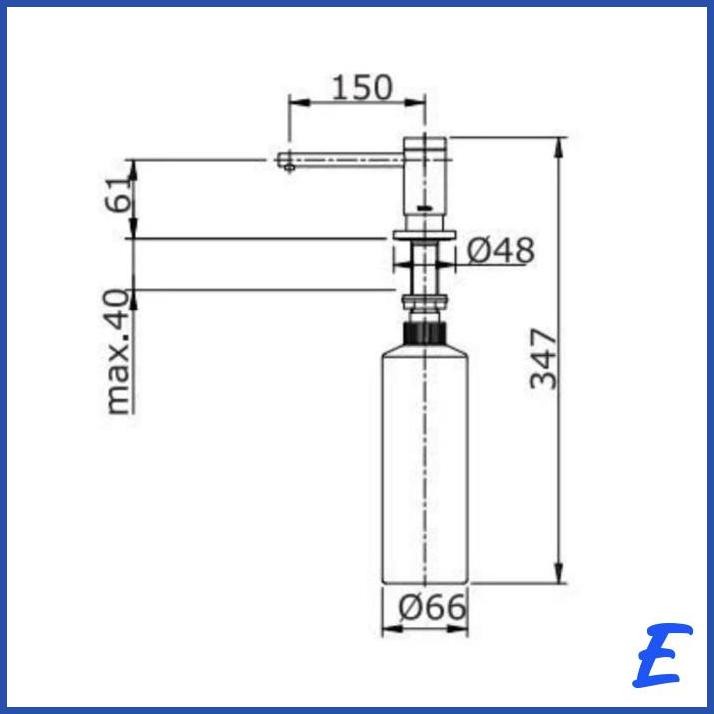 | TJC | TEMPAT SABUN CAIR WASTAFEL TOTO TX728AEV1Z