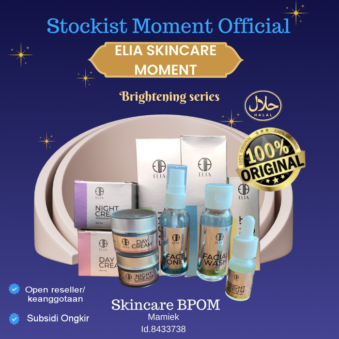 Elia Skincare Moment Paket Brightening Wajah Cerah