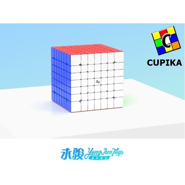 Rubik 7x7 7x7x7 Yj MGC Yongjun Magnetic Stickerless Speed Cube