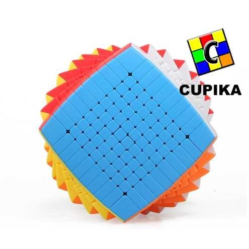 Rubik 10x10 10x10x10 Shengshou MF 10 MF10 Stickerless Pillow HARDBOX