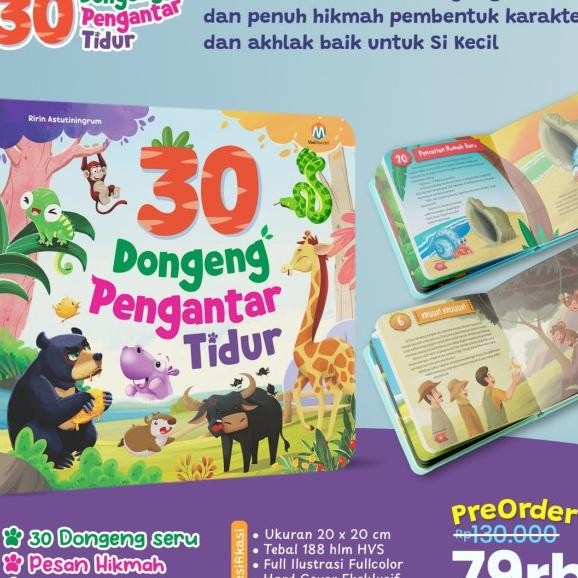 30 Dongeng Gantar Tidur Hardcover