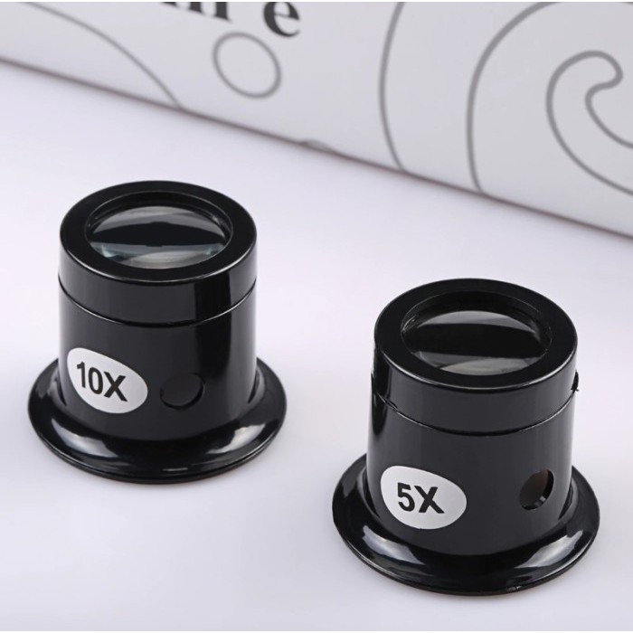

Kaca Pembesar 5X 10X Eye Loop Reparasi Eye Microscope Eye Piece Jam Hp
