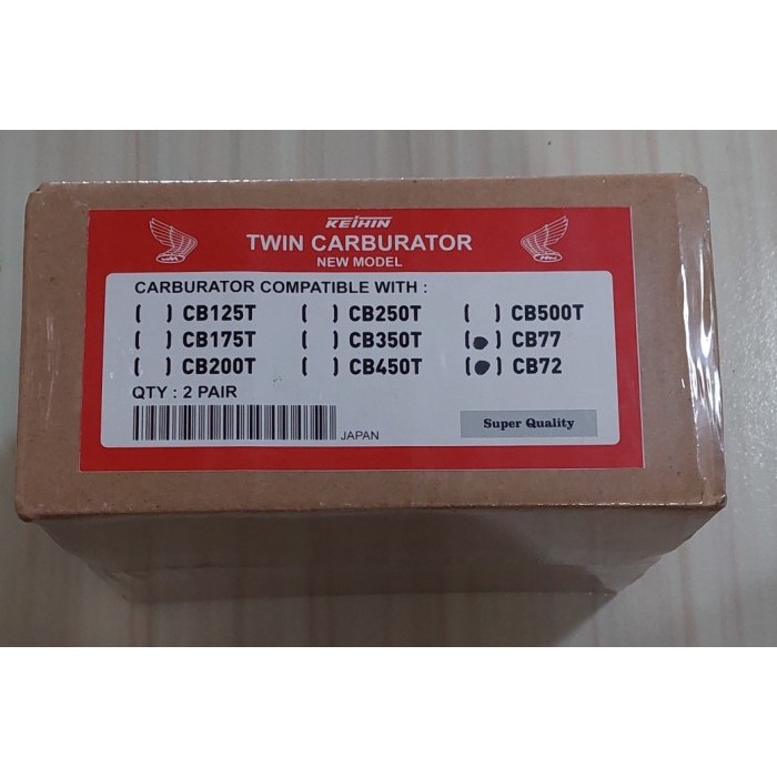 Promo Karburator Honda Twin Cb125/Cb200/Cb175/Cb250/Cb360/Cb360/Cb77/Cb72