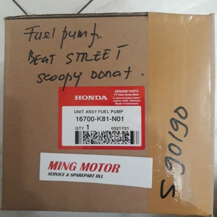 Promo Fuel Pump Beat Fi Sreet K81 Asli Ahm